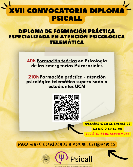 XVII CONVOCATORIA DIPLOMA PSICALL